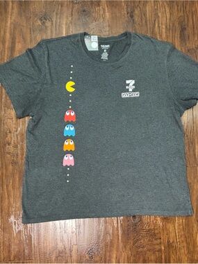7-Eleven x Pac-Man Short Sleeve Graphic Tee - Charcoal Size 2XL